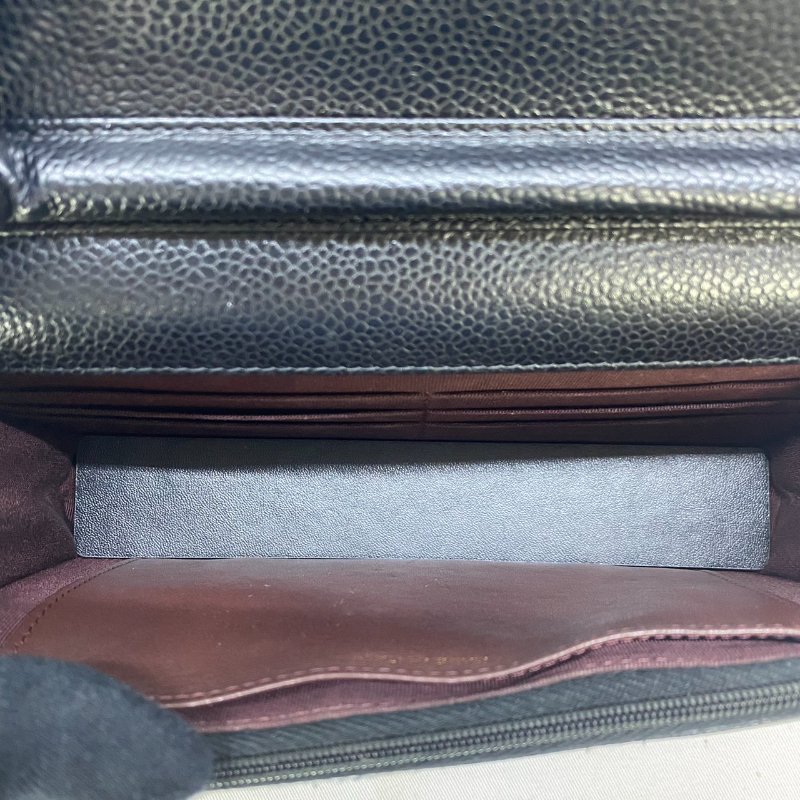 CHANEL WOC金扣荔枝牛鏈帶包-4