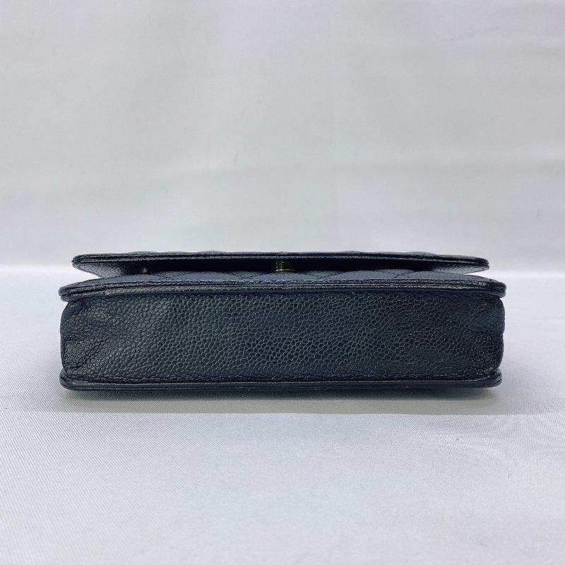 CHANEL WOC金扣荔枝牛鏈帶包-8