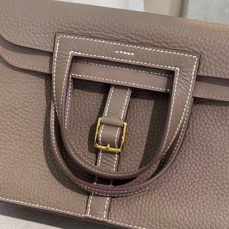 ✨Hermes halzan25 大象灰金扣  全新配件齊全-1