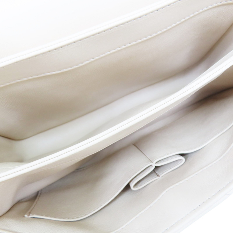 膚色 羊皮 Trendy CC 口蓋包 两用包 金扣 A92236-4