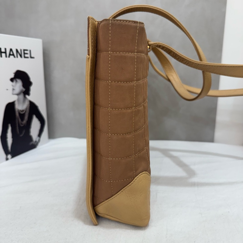 Chanel 冰格拼皮托特包-7
