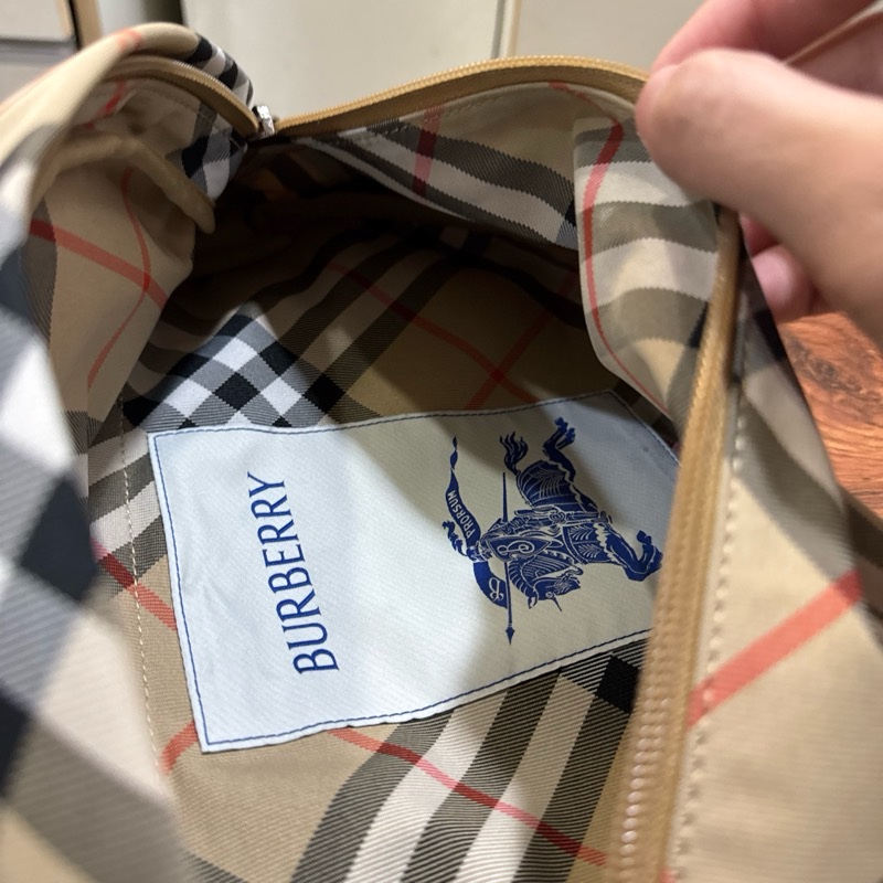 二手-Burberry Belt Bag-格紋馬術騎士圖案腰包-3