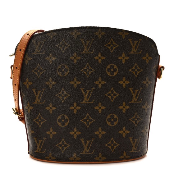 Louis Vuitton drouot handbag經典老花扇形貝殼斜背包-0