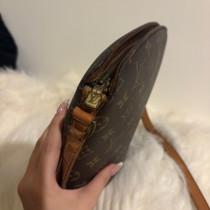 Louis Vuitton drouot handbag經典老花扇形貝殼斜背包-4