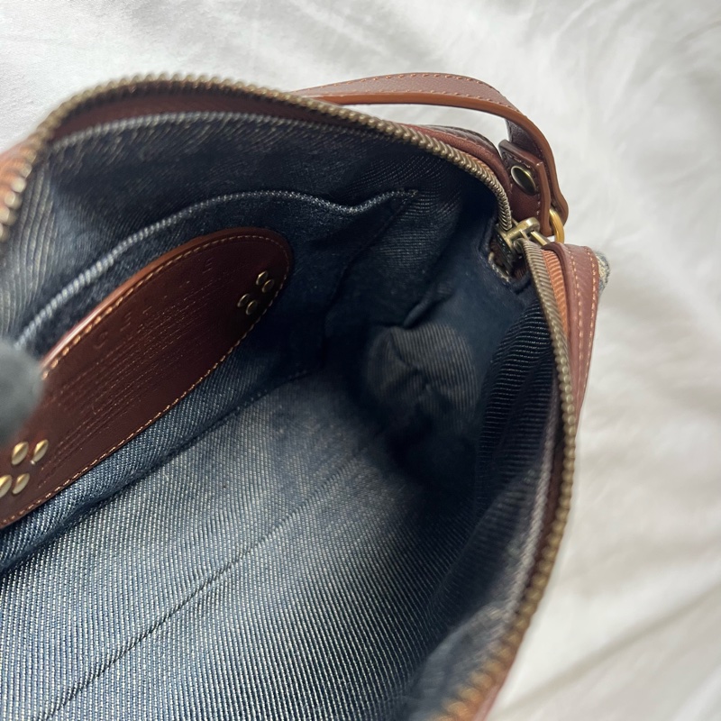 Celine丹寧麻將包 附防塵袋-7