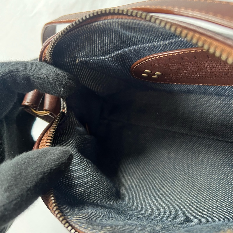 Celine丹寧麻將包 附防塵袋-8