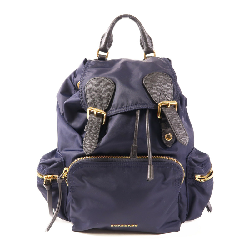 BURBERRY 尼龍Backpack金扣背包-0