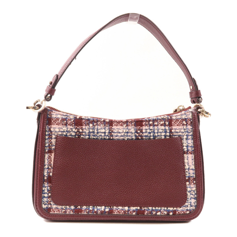 Kate Spade 粗花呢Hudson Tweed Medium Convertible金扣手挽肩背兩用袋-1