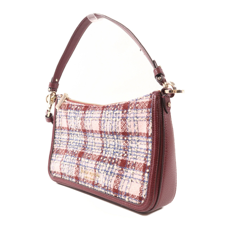 Kate Spade 粗花呢Hudson Tweed Medium Convertible金扣手挽肩背兩用袋-2