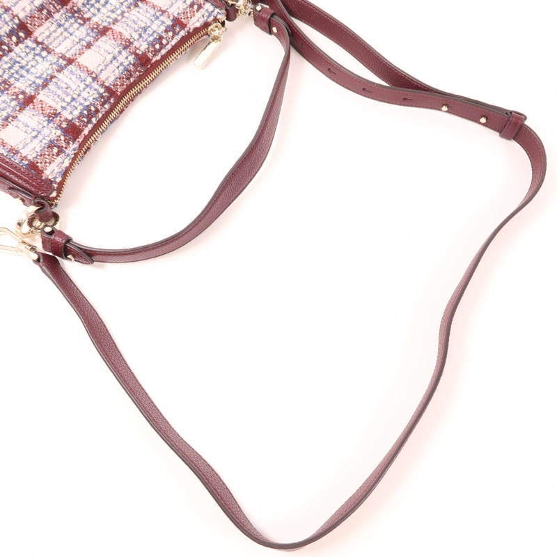Kate Spade 粗花呢Hudson Tweed Medium Convertible金扣手挽肩背兩用袋-7