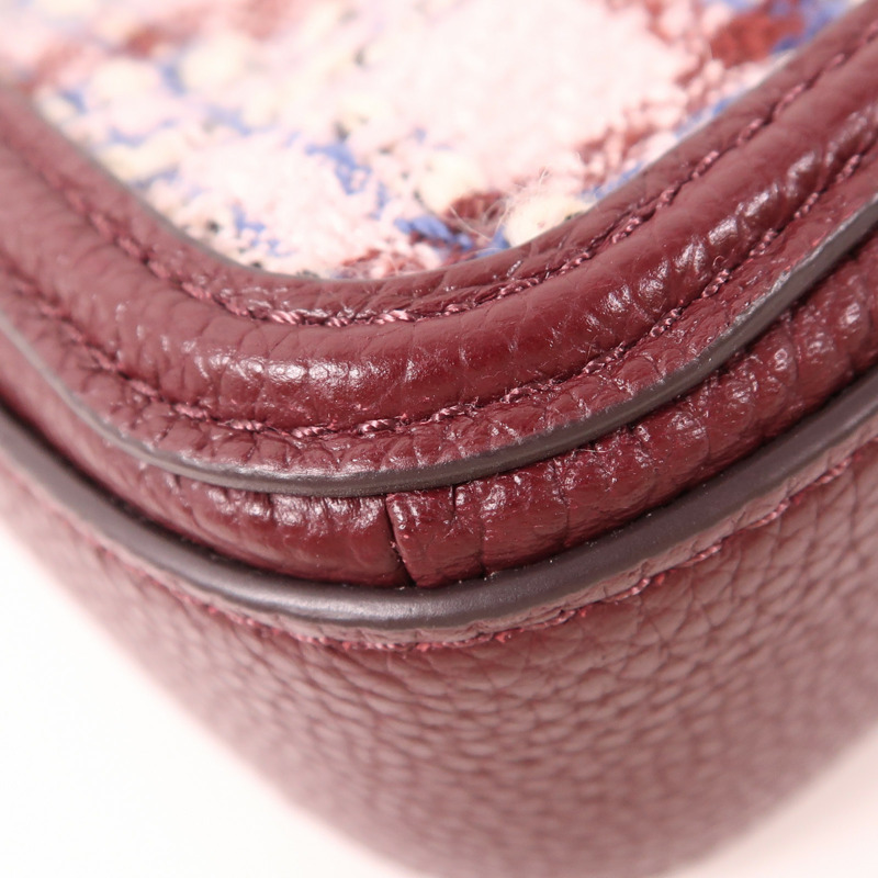 Kate Spade 粗花呢Hudson Tweed Medium Convertible金扣手挽肩背兩用袋-10