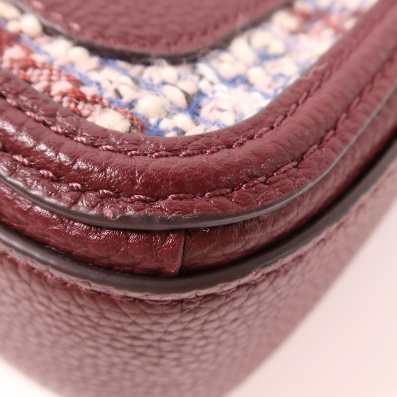 Kate Spade 粗花呢Hudson Tweed Medium Convertible金扣手挽肩背兩用袋-11