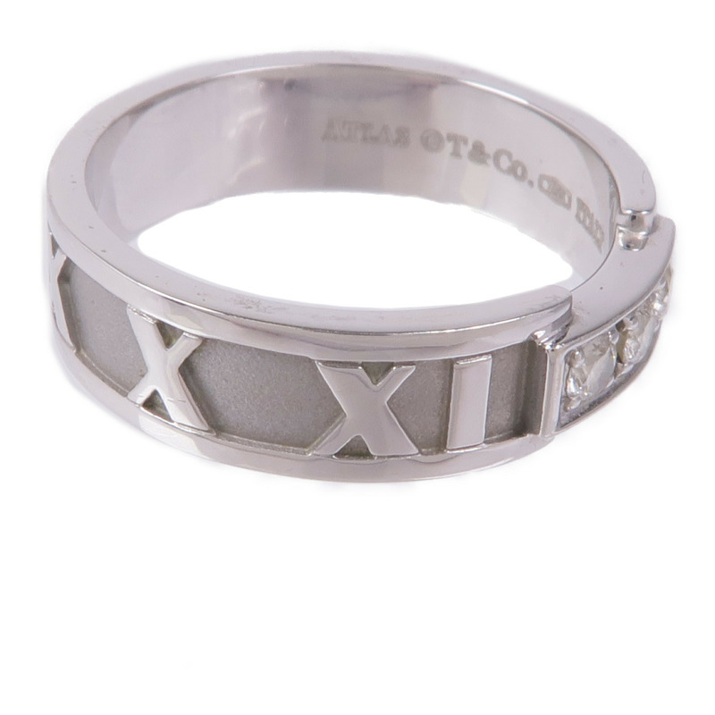 TIFFANY＆CO 18K白金Diamond Ring鑽石戒指US#6.25-3