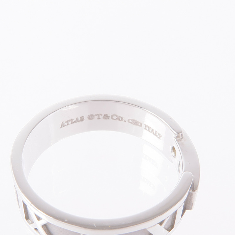 TIFFANY＆CO 18K白金Diamond Ring鑽石戒指US#6.25-4