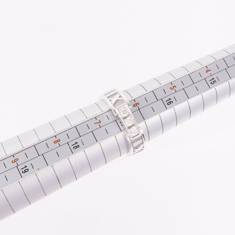 TIFFANY＆CO 18K白金Diamond Ring鑽石戒指US#6.25-5