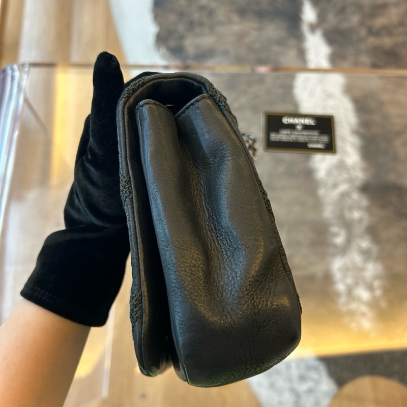 Chanel 香奈兒雙 c 鈕母鏈條包-7