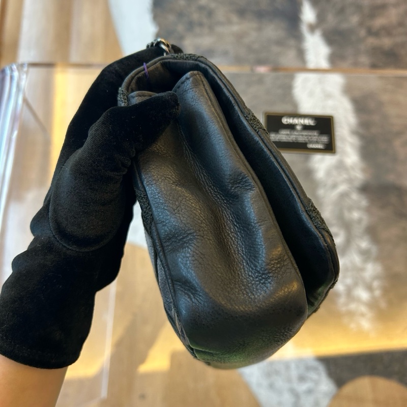 Chanel 香奈兒雙 c 鈕母鏈條包-8