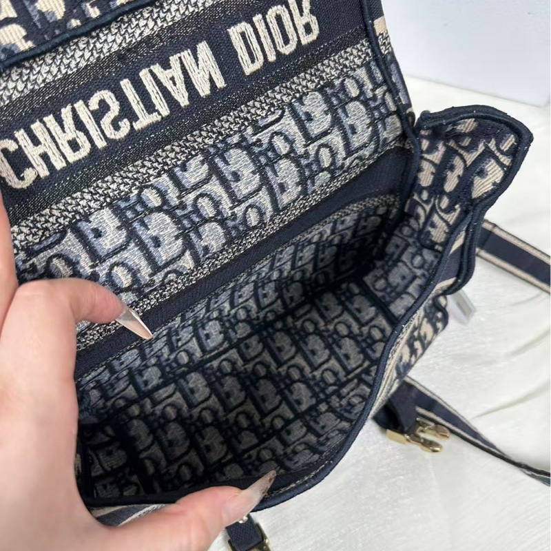 迪奧Dior camp 小號老花郵差包-5