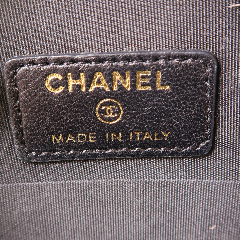 CHANEL 羊皮皮革Shoulder Bag金扣鏈帶肩背袋-5