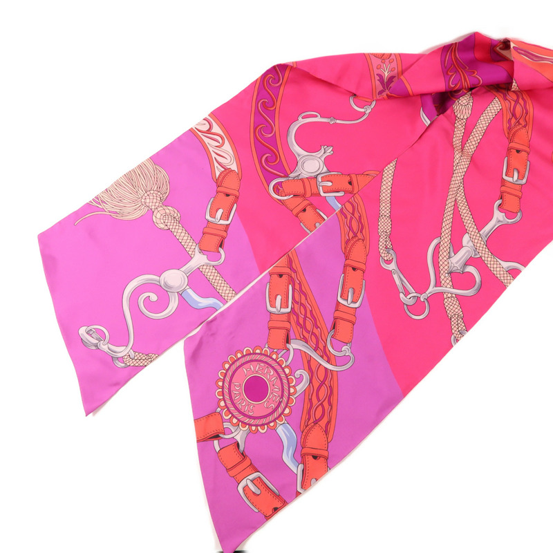 HERMES 絲質Maxi Twilly絲巾-0