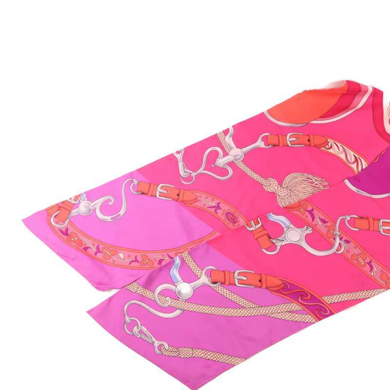 HERMES 絲質Maxi Twilly絲巾-4