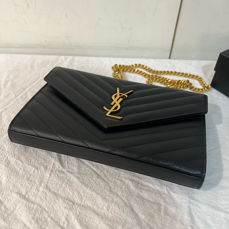 ෆ YSL woc大號信封包✉️ 舊的多卡夾款.ᐟ.ᐟ-10