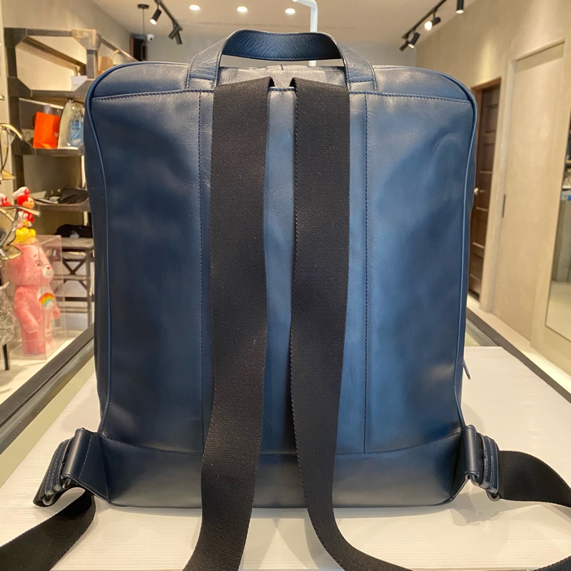 Bottega Veneta 編織後背包 深藍-1