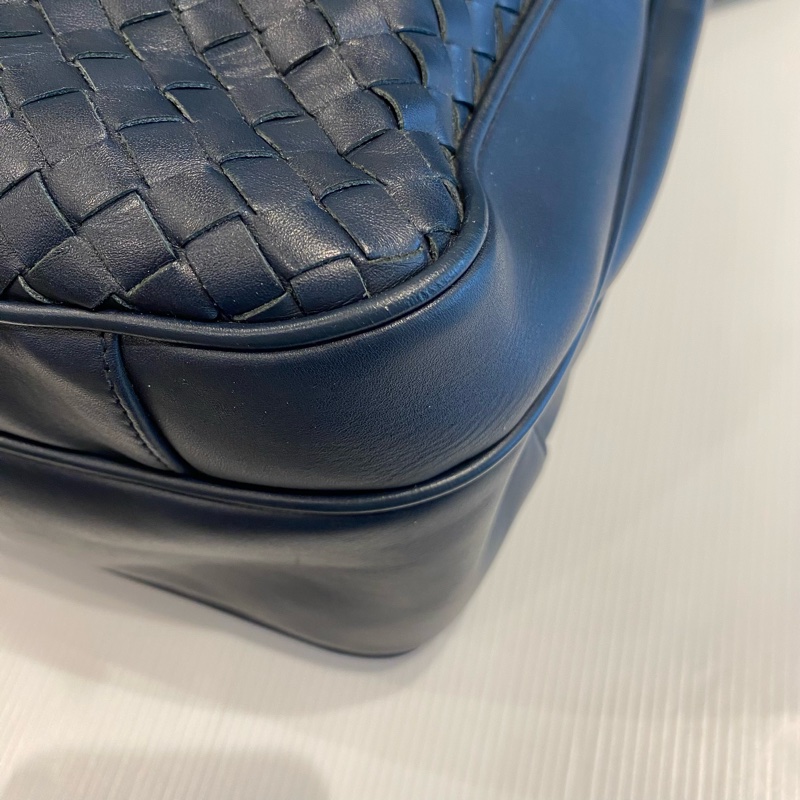 Bottega Veneta 編織後背包 深藍-6