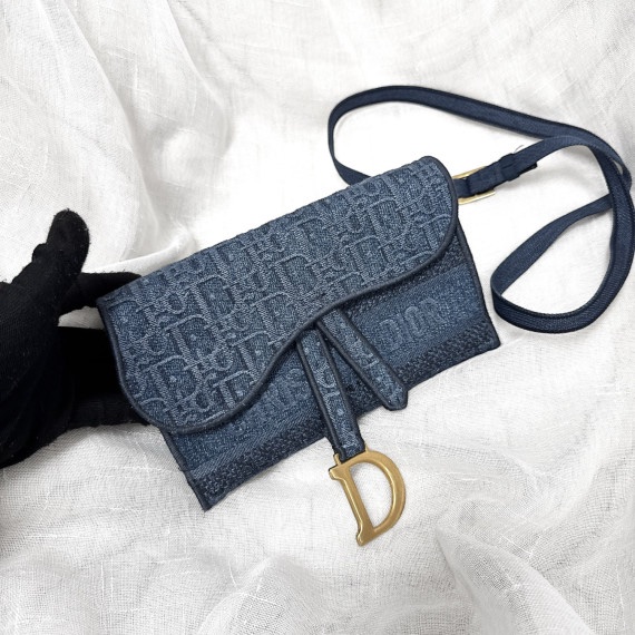 Dior 馬鞍斜背包胸包-1