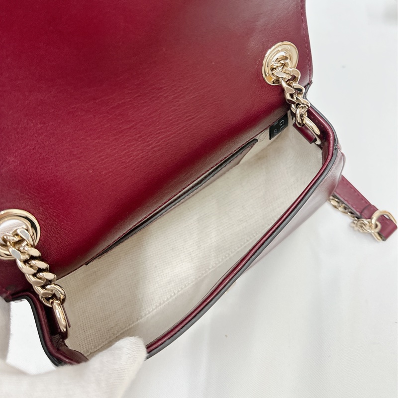 莉亞精品♡ Gucci 安可拉紅Blondie#九新美包-13