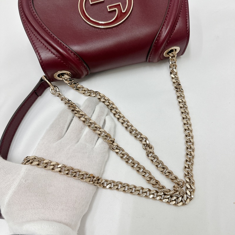 莉亞精品♡ Gucci 安可拉紅Blondie#九新美包-15