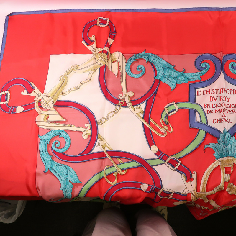 HERMES 絲質Scarf 140X140絲巾-1