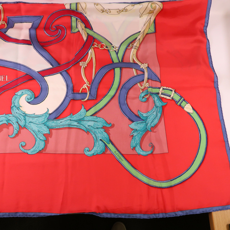 HERMES 絲質Scarf 140X140絲巾-4