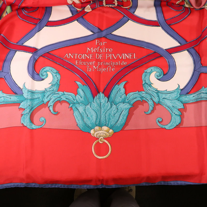 HERMES 絲質Scarf 140X140絲巾-5