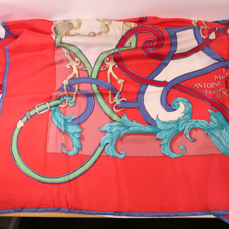 HERMES 絲質Scarf 140X140絲巾-6