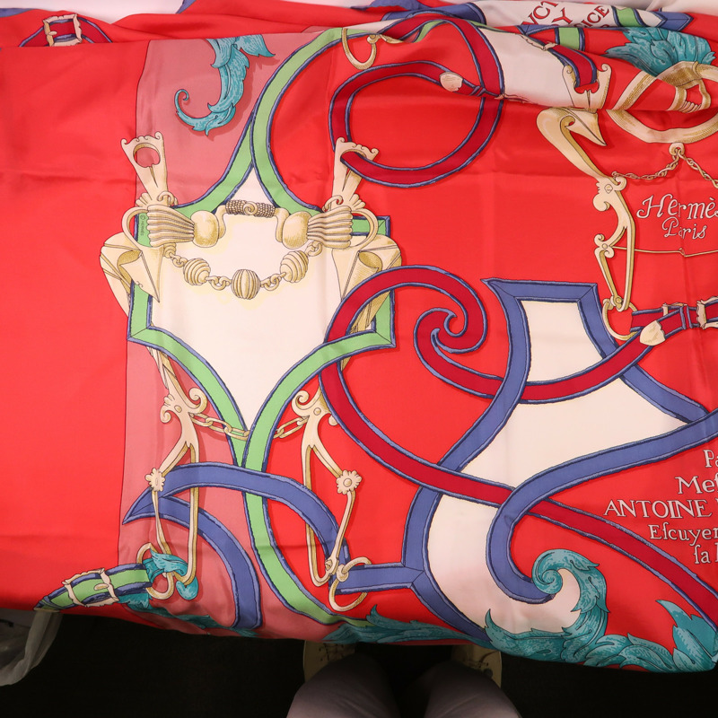HERMES 絲質Scarf 140X140絲巾-7