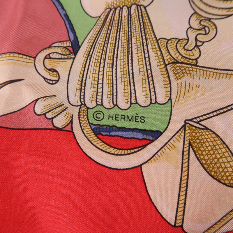 HERMES 絲質Scarf 140X140絲巾-10