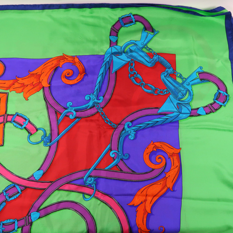 HERMES 絲質Scarf 140X140絲巾-1