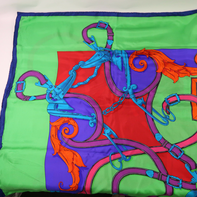 HERMES 絲質Scarf 140X140絲巾-3