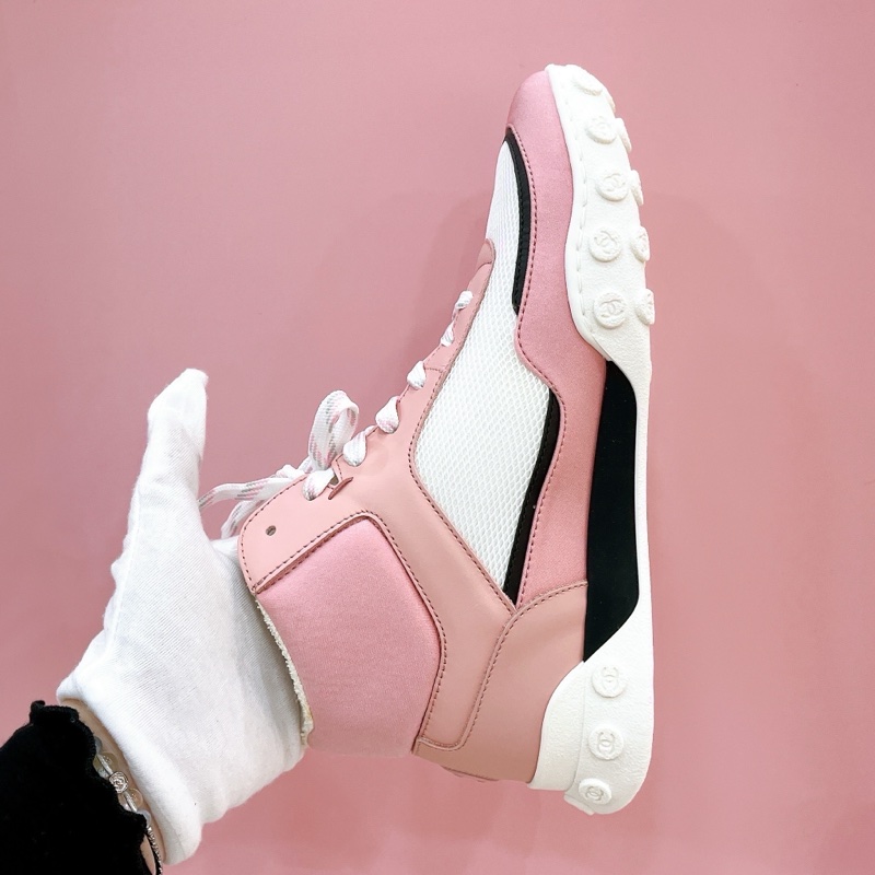 莉亞精品♡ Chanel 粉色高筒鞋#37 二手美鞋-8