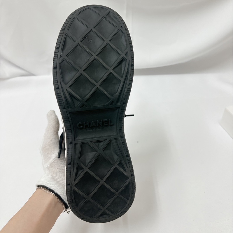 莉亞精品♡Chanel 麂皮運動鞋#39.5 二手美鞋-7