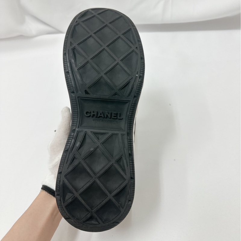 莉亞精品♡Chanel 麂皮運動鞋#39.5 二手美鞋-10