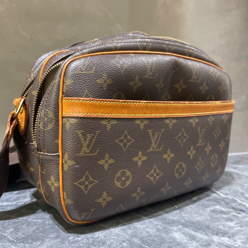 LV經典老花雙層郵差包/航空包/男女皆可-0