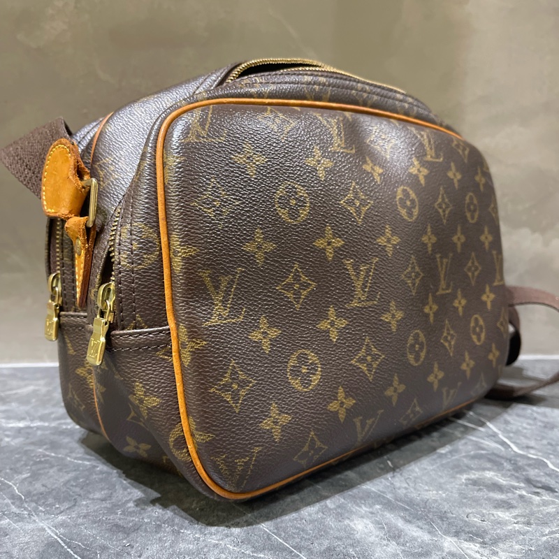 LV經典老花雙層郵差包/航空包/男女皆可-1