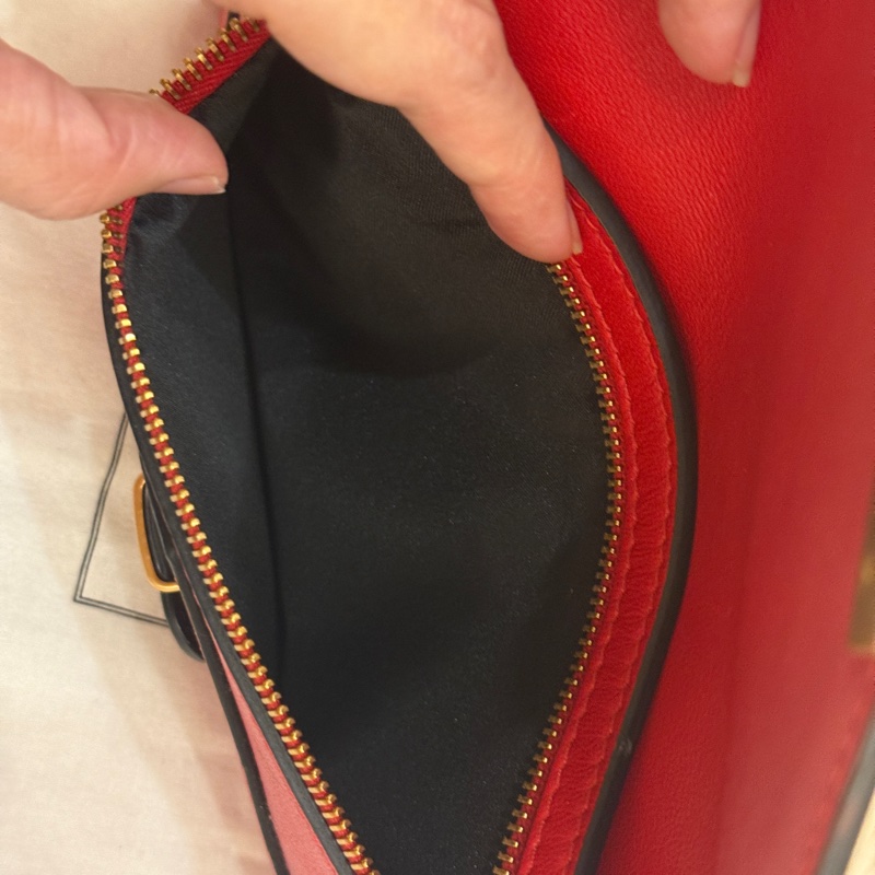 二手 MOSCHINO 小熊頭手拿包-14