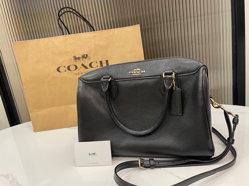 Coach波士頓包(黑)手提包斜背包-0