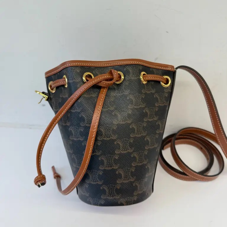 Celine 老花迷你斜背包水桶包-1