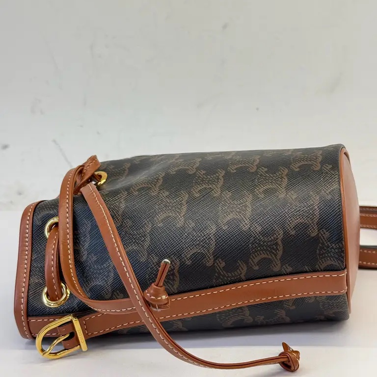 Celine 老花迷你斜背包水桶包-4