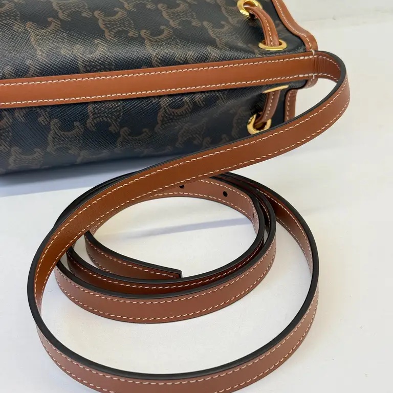 Celine 老花迷你斜背包水桶包-6