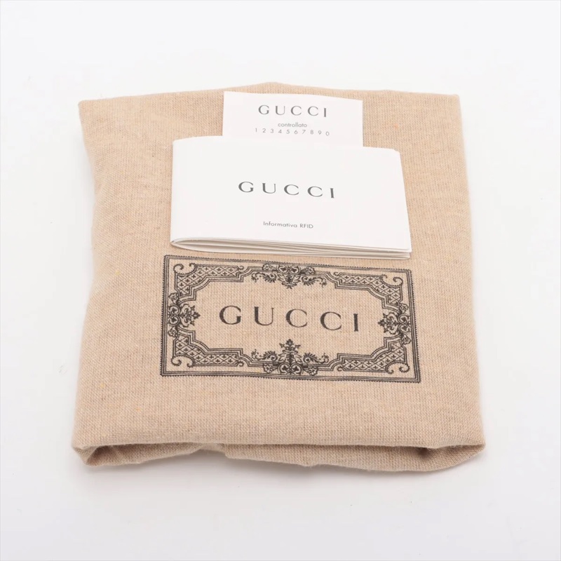Gucci Horsebit 1955 navy x beige 2 Way Handbag 古馳皮拼布貝殼包-10